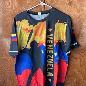 Tory Sport Venezuela Graphic Tee - Black, Red, Blue